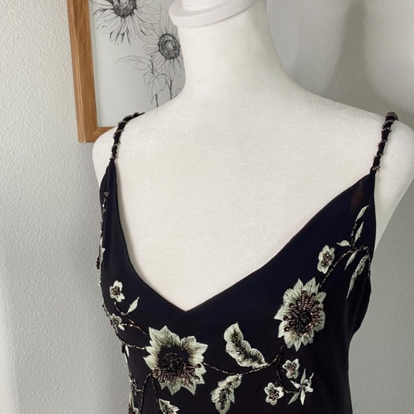 Vtg XSCAPE Whimsygoth Beaded Gown Size 12 - Picture 5 of 8